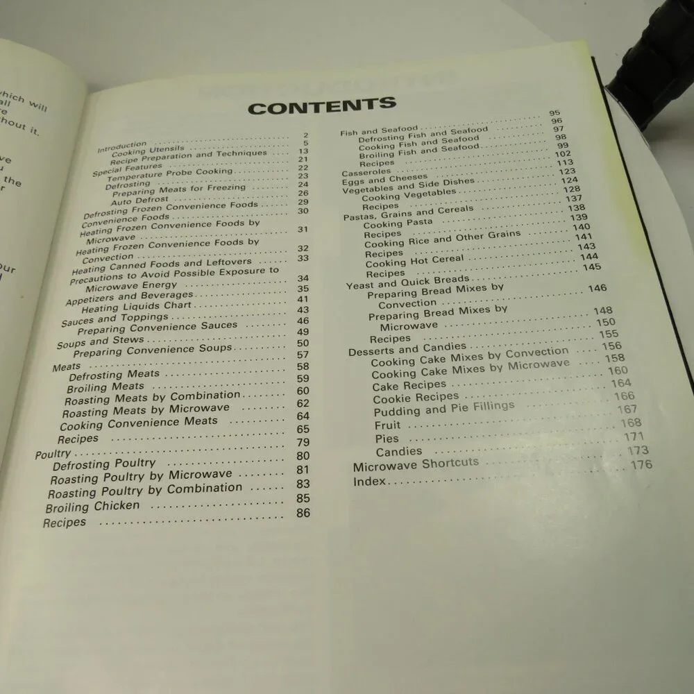 JCPenney Convection Microwave Oven Cookbook 1985 Hardback